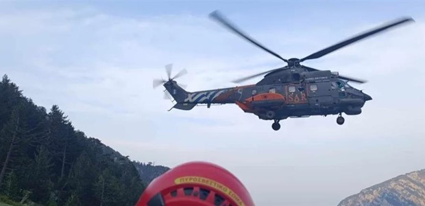 Επιχείρηση για τη διάσωση γυναίκας που τραυματίστηκε